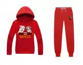 gucci tracksuit for mulher france hoodie two dog red